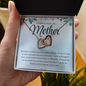 Unbiological Mother Presents from Daughter, Stepmother Mother in Law Presents, Unbiological Mother, Bonus Mom Necklace, Mother in Law Presents, Adoption Presents, Mother's Day, Birthday Present BLUE UBM002 - DPN002