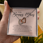 Stepmom Necklace from Daughter/Son, Stepmother Mother in Law Presents, Unbiological Mother, Mother's Day, Birthday Presents, Wedding Present From Bride PEACH BM001 - DPN011