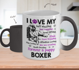 I Love My Boxer - Color Changing Mug