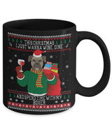 Boxers  Wine Lovers Ugly Christmas Style Mug