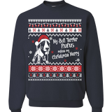 Bull Terrier - Ugly Christmas Sweatshirt Personalized