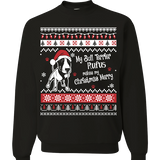 Bull Terrier - Ugly Christmas Sweatshirt Personalized