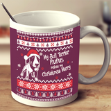 Bull Terrier - Ugly Christmas Mug Personalized