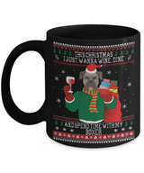 Boxers  Wine Lovers Ugly Christmas Style Mug