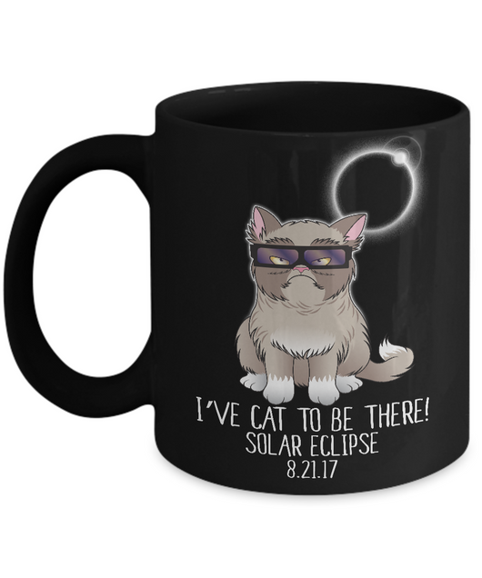 Funny Solar Eclipse Mug for Cat Lovers - August 21st 2017