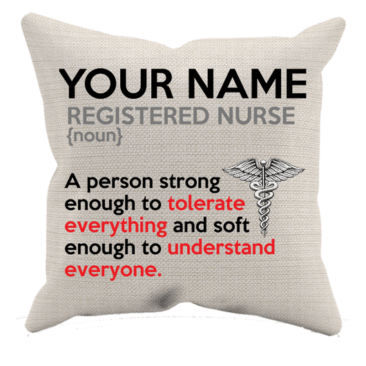 Registered Nurse - Soft Enough - Personalized Pillow Case