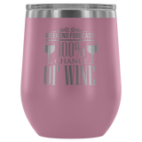 Weekend Forecast 100% chance of Wine Tumbler
