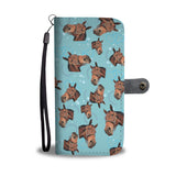 Personalized Horse Face Wallet Case
