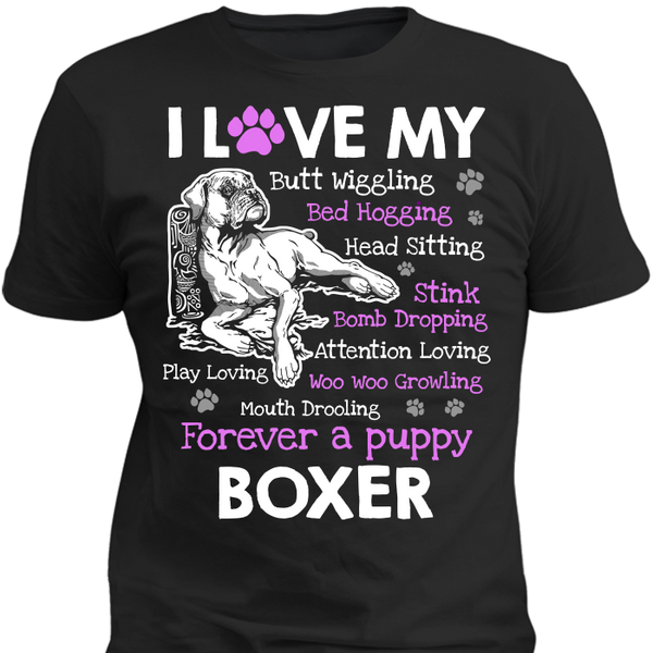 I Love My Boxer Tees