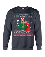 Pitbull - Wine Lovers Ugly Christmas Sweatshirts