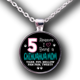 Reasons - Chihuahua Mom Necklace Personalized