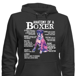 Anatomy Of a Boxer - T-shirts