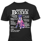 Anatomy Of a Boxer - T-shirts