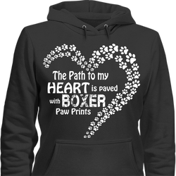 Paved with Boxer Paw Prints T-shirt