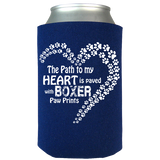 Paved with Boxer Paw Prints - Can Koozie