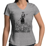 Crazy Poodle Lady T-shirts