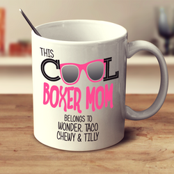 Cool Boxer Mom - Mug Personalized