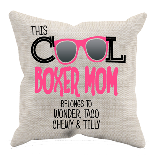 Cool Boxer Mom - Pillow Case