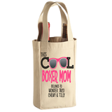 Cool Boxer Mom - Wine Bags Personalized