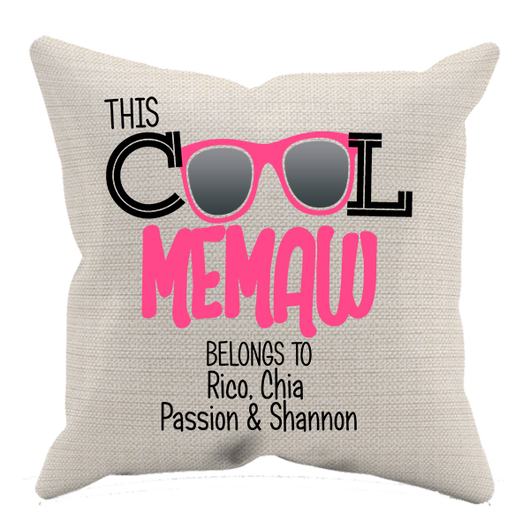 This Cool Grandma Pillow Case Personalized