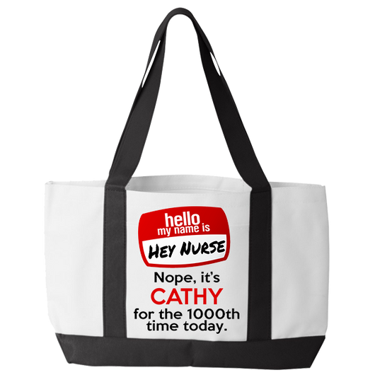 Hey Nurse - Tote Bags - Personalized