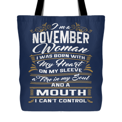 November Birthday Tote Bag
