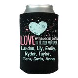 Moon and Back Grankids - Koozies Personalized