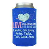 Moon and Back Grankids - Koozies Personalized