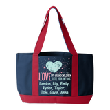 Moon and Back Grandkids - Tote Bags Personalized