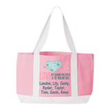 Moon and Back Grandkids - Tote Bags Personalized