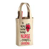 Love More than a Nurse - Wine Bags - Grandma Personalized