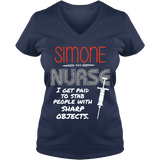 I'm Paid To Stab People - Nurse T-shirt