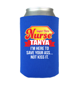 Funny Super Hero Personalized Koozie/Can Wraps