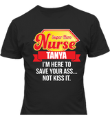Super Hero Nurse's T-shirts - Personalized