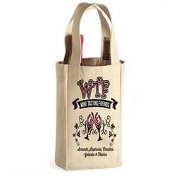WTF - Personalized Wine Tote Bag