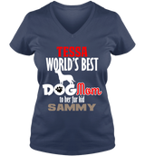 Worlds Best Dog Mom - T-shirt Personalized