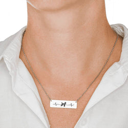 Free Poodle Heartbeat Horizontal Necklace - Just pay shipping and handling