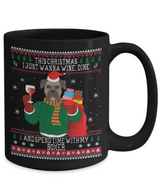 Boxers  Wine Lovers Ugly Christmas Style Mug