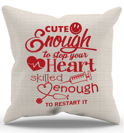 Registered Nurse Pillow Case - Cute Enough