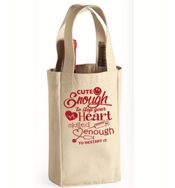 Cute Enough Nurse Wine Bag