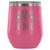 Weekend Forecast 100% chance of Wine Tumbler