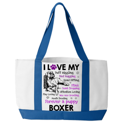 I Love My Boxer - Tote Bags