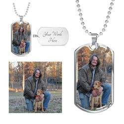 Personalized Photo Dog Tag - Upload your photo here