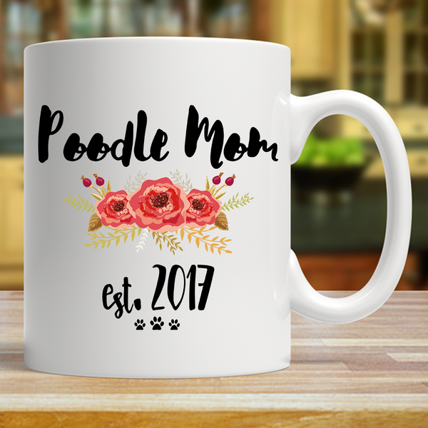 Poodle Mom Personalized Mug