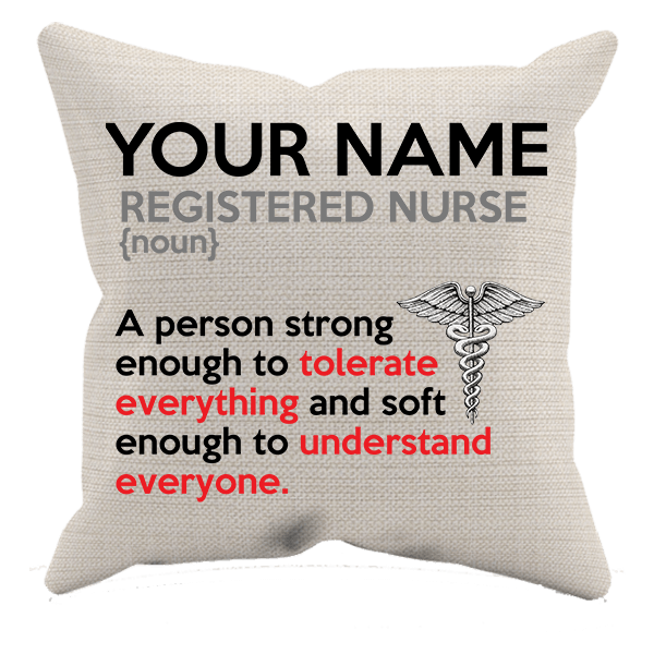 Registered Nurse - Soft Enough - Personalized Pillow Case