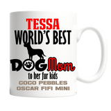 Worlds Best Dog Mom - Mug Personalized